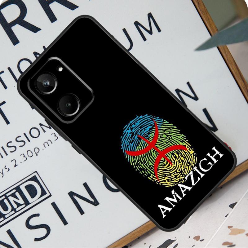 Флаг амазигов берберов для Realme 12 Pro Plus 9 10 11 GT5 C51 C31 C67 C55 C53 C35 C33 C30 C21Y C25s GT Neo 6 чехол