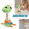 Children's Bath Water Spray Dinosaur Spinning Fun Rotating Shower Baby Bathroom Water Play Toddler Bath Toy