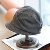 Ретро твиловая литературная плиссированная шерстяная панама осень и зима британский стиль повседневная для commuters женская