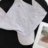Plaid Scarf Peaked Cap Rural Style Strappy Bandana Cap Headscarf Baseball Hat  Summer Outing