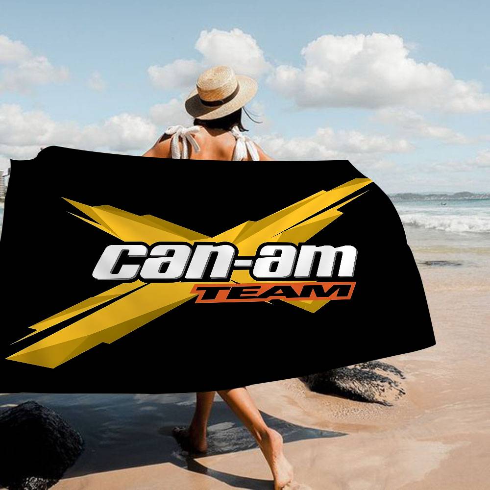 Микрофибровое пляжное полотенце C-Can-AM Впитывающее Быстросохнущее Мягкое Полотенце для Йоги, Плавания, Отдыха на Курорте, Альпинизма