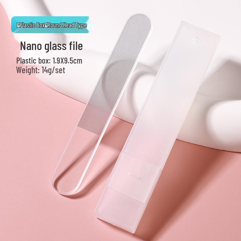 Nano Glass Nail File for Transparent Nail Art and Shaping