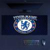 Custom Name,Chelsea Mouse Pad, Large Gaming Desk Mat, Non-slip XXL Mousepad for Laptop & Tablet, Mini PC Playmat with Stitched Edges