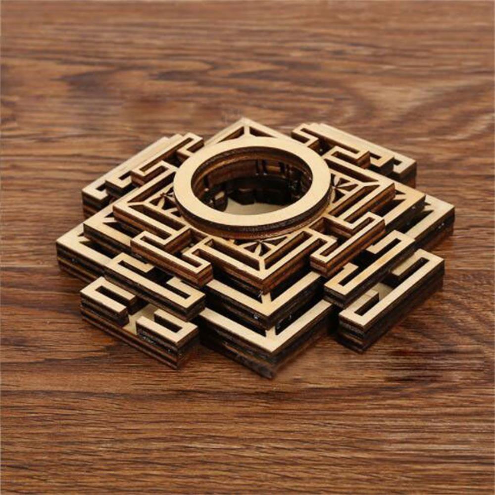 Crafts Lotus Pattern Crystal Carving Crystal Ball Base Wooden Ornaments Meditation Decor Wood Base