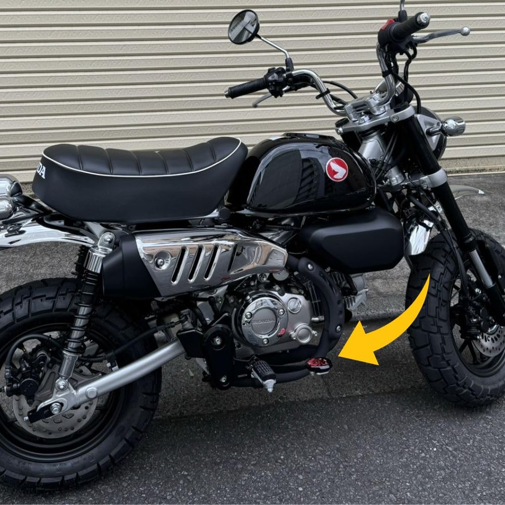 Накладка на педаль тормоза MORIN RACING для Honda Monkey 125 / Накладка на педаль тормоза для HONDA Monkey125 JB02 JB03 JB05 (SilverxBlue)