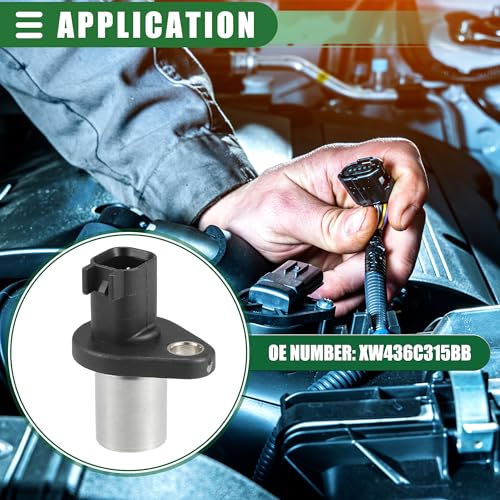 Датчик положения распредвала двигателя Motoforti Датчик положения распредвала для Jaguar XKR 2000-2009 ABS Металл №XW436C315BB Черный Серебристый