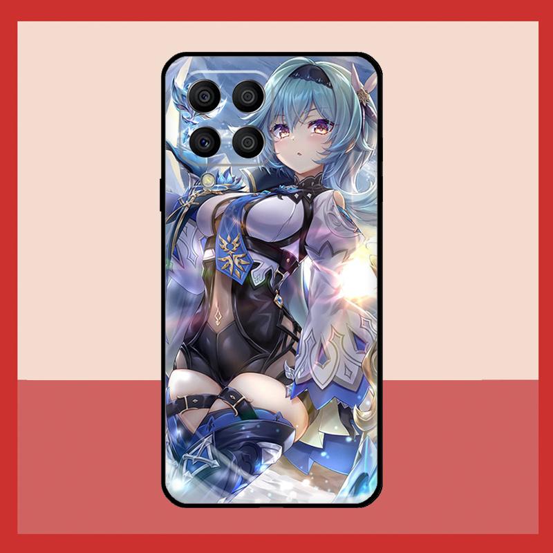 Чехол Genshin Impact Eula для Samsung Galaxy M56 M12 M06 M32 M52 M35 M55 M15 M11 M13 M14 M16 M36 M31 M53 M34 M54