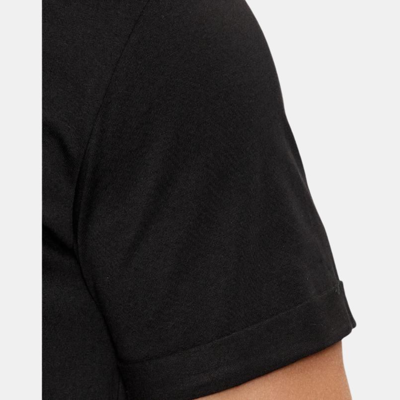Calvin Klein Футболка мужская однотонная с коротким рукавом и круглым вырезом, топы, черная J30J323482-BEH