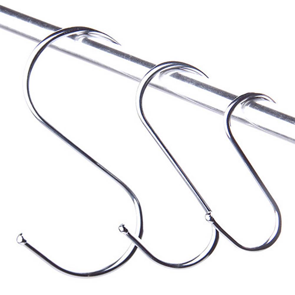 Крючки-шармы крючки для кухни подвесные крючки вешалки S-образные прочные 1 шт круглые для дома и офиса подвесные крючки вешалки