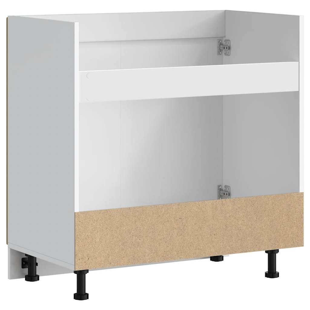 Vidaxl Szafka Pod Zlewozmywak, Kalmar, Dąb Sonoma, 80X46X81,5 Cm