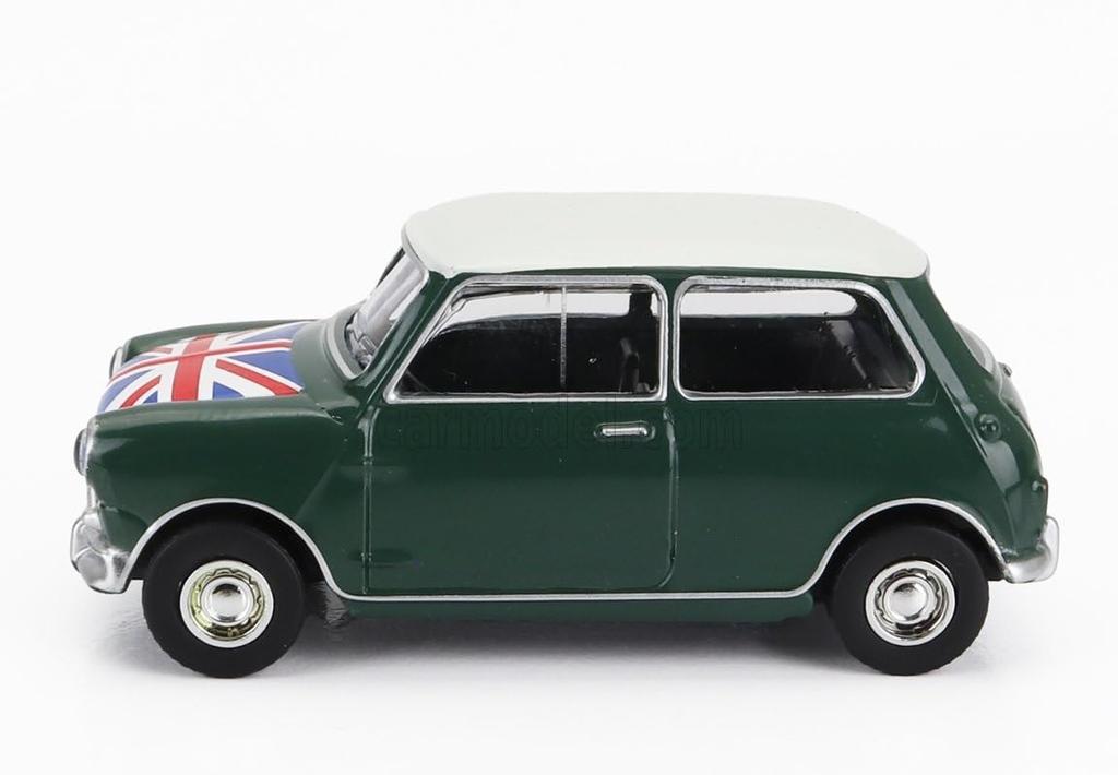 NOREV 1/64 Scale Mini Cooper S 1964 (Union Jack Hood) Diecast Model Car [Imported]