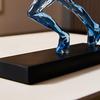 Male Runner Sculpture Abstract Resin Running Figurine Modern Home Decoration for