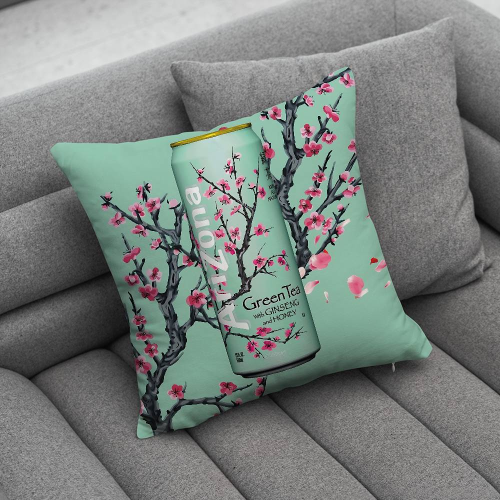 AArizonaES Green Tea Pillow Case Pillowcase Home Sofa Cushions Car Cushions Pillowcover Office Pillowshell Pillow