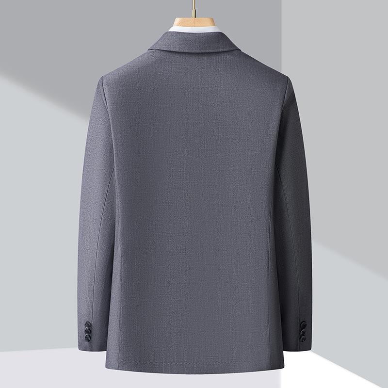 Шерстяная куртка мужская на весну и осень среднего и пожилого возраста шерстяная куртка делового повседневного размера для папы мужская куртка на пуговицах