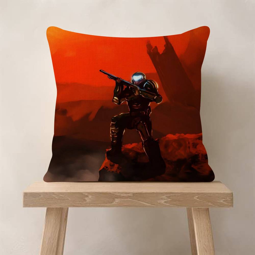 pc Game ADOOMEternal Cushion Cover Inches Farmhouse Decor Home Throw Pillow Covers For Couch Decorations