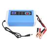 Зарядное устройство для автомобильного аккумулятора 12В 24В Эффективное Интеллектуальное ЖК-дисплей Автоматическая передача Импульсное восстановление для 10Ач-200Ач 110-240В