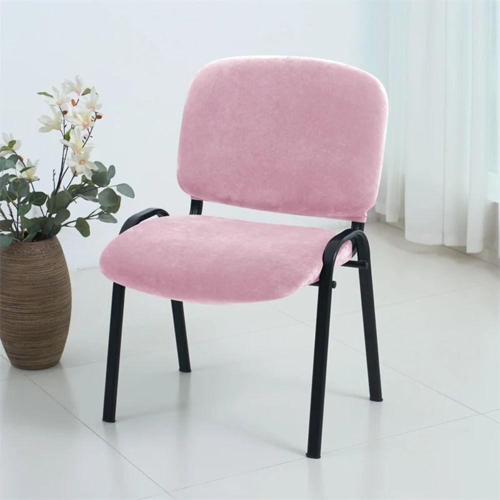 2Pcs/Set Elastic Split Chair Slipcover Dustproof Seat Slipcovers  for Banquet Home Wedding