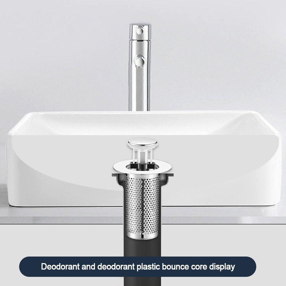 Ловушка для волос Фильтр для слива в полу Сетка для раковины из нержавеющей стали Отражающий сердечник Аксессуар для ванной комнаты