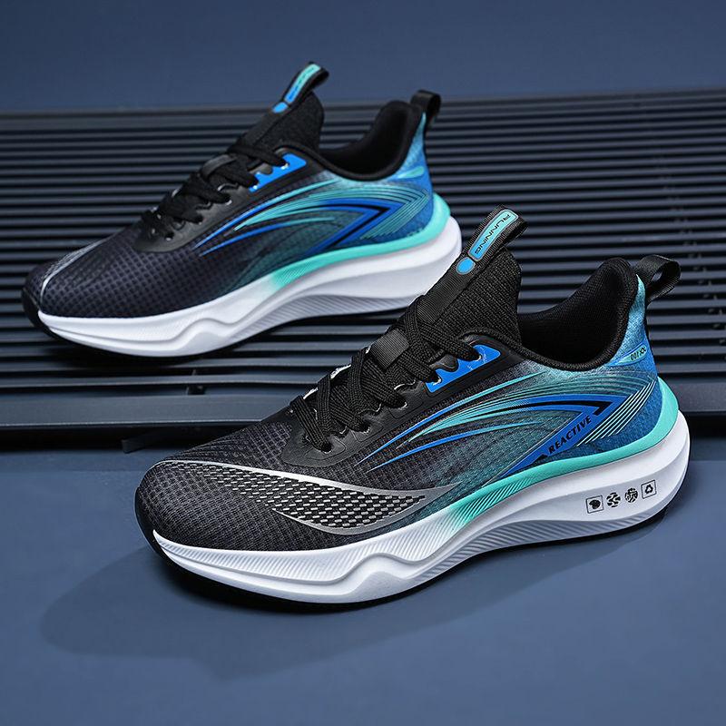Summer New Running Shoes Ultra-light Shock-absorbing Breathable Fashion Versatile Casual Shoes Student Body Test Racing Sports Shoes