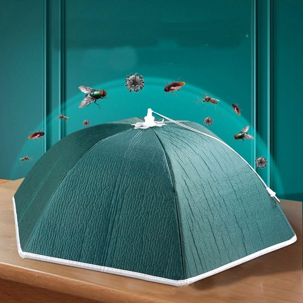 Waterproof Dish Cover Foldable Food Tent Umbrella Style Insulated Food Cover  Home