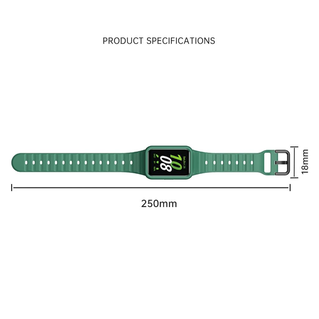 Silicone Strap+Case for Samsung Galaxy Fit 3 Smart Watch Replacement Bumper Shell Cover For Samsung Galaxy Fit3 band Accessories