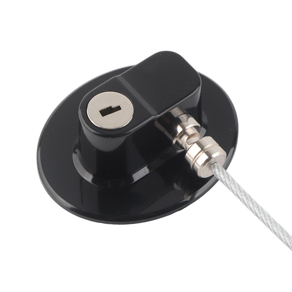 Замок для холодильника Комбинированный дизайн Прочный металл АБС Многофункциональный замок для морозильной камеры для шкафа Окна Двери FQ3 Черный