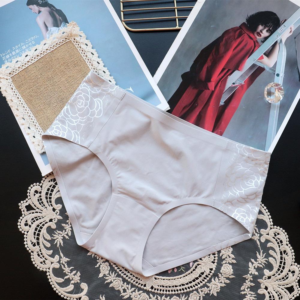 Women's Panties One-piece High Elastic Seamless Underwear Women's Mid-rise Comfortable Briefs for Women