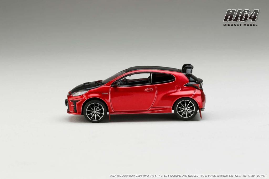 HJ64 Toyota GRMN YARIS Rally Package GR с деталями Эмоциональный красный II Готовое изделие 1/64
