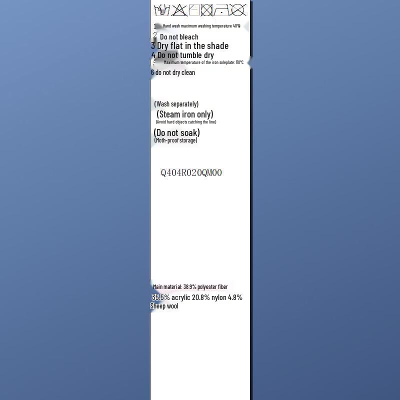 Sancai Plus Size Drape Neck Knit Pullover Sweater