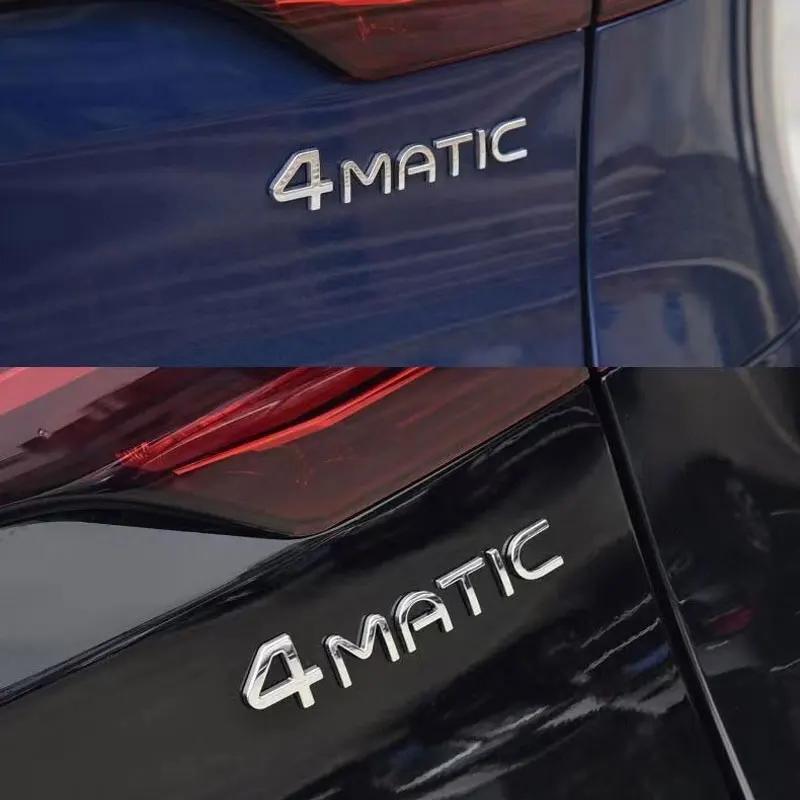EQC400 4MATIC new letter logo car stickers for Mercedes-Benz 2020 EQC 350 400 4MATIC tail trunk modified four-wheel drive label QM2