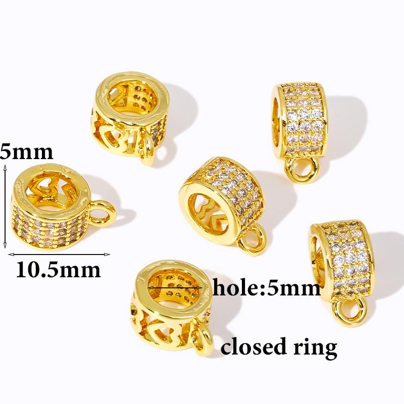 Различные стили Швензы для кулонов Позолоченные 18K Бусины Швензы Соединитель Для DIY Ожерелья Браслета Изготовления Украшений DIY Аксессуары