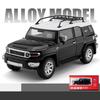 1/24 Toyota FJ Land Cruiser SUV внедорожный игрушечный автомобиль литой металлический сплав транспортное средство миниатюрная модель коллекция подарок для мальчиков детей