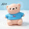 Unique Gift for Friends Christmas Tomato Bear Squeeze Toy Stress Relief, Cute TPR Decompression Relief Toys Adults Figure with Festive Decoration