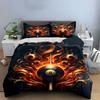 Fiery eight-ball design. Bedding sets Duvet cover sets Duvet covers Pillowcases(1 * Duvet Cover 2 * Pillowcases without duvet insert)