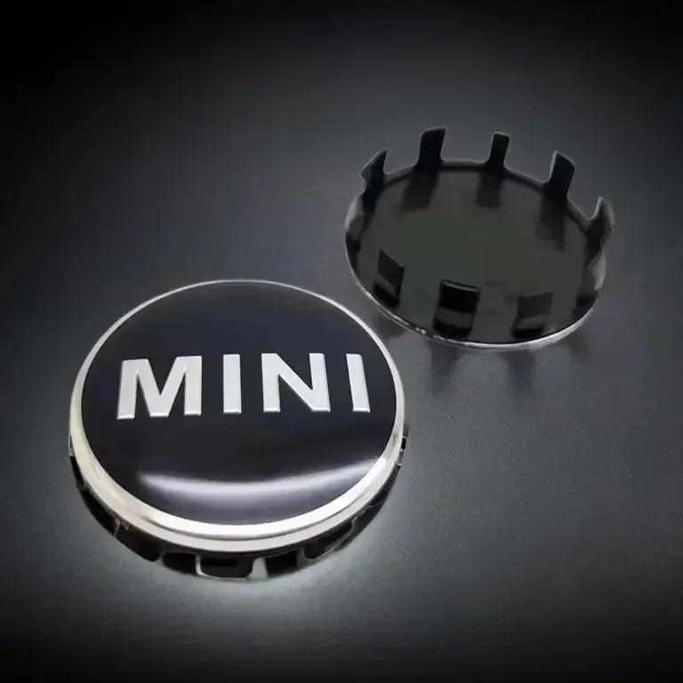 AWROY1 4PCS-56mm for BMW MINI works S One Countryman F54 F55 F56 F57 F60 Car emblem Wheel Center Hub Cap wheel Badge covers