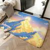 Soft Absorbent Non-Slip Rug Art Pixel Block Floor Mat Home Decor Doormat Bedroom Floor Mat Shower Carpet