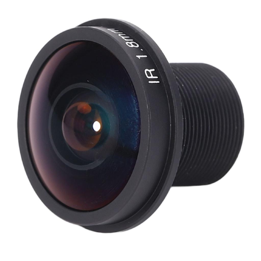 5MP HD 1.8mm Fisheye Lens Panoramic F2.0 180 Degree Wide Angle Lens with M12 Interface for Security