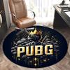 Коврик для мыши PUBG King, Коврик для VR-игр, Круглый ковер, Офисный ковер, Нескользящий, Подходит для декора гостиных, спален.1205353a