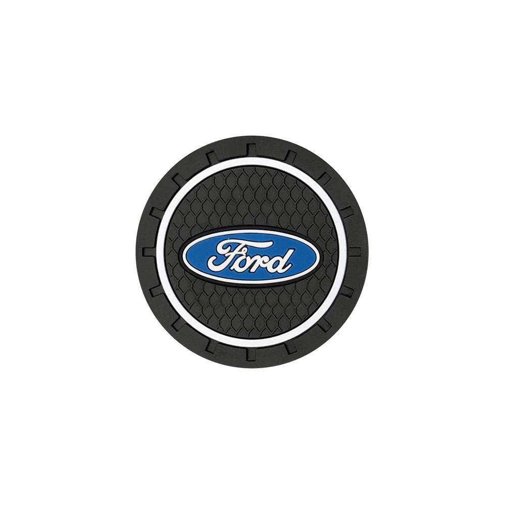 1/2pcs Car Anti-Slip Water Cup Pad Bottle Holder Mat Coaster For Ford Fiesta Ranger Fusion Escape Kuga Focus 3 Mustang Accessory