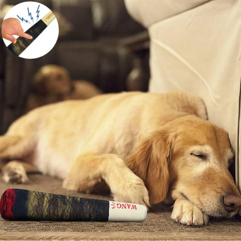 Lifelike Green Cigar Dog Toy Crafted From Premium Plush For Happy Pets