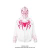 2026 Streetwear Oversized Zip-Up Hoodie With Spider-Man Print Loose Fit Unisex Sweatshirt