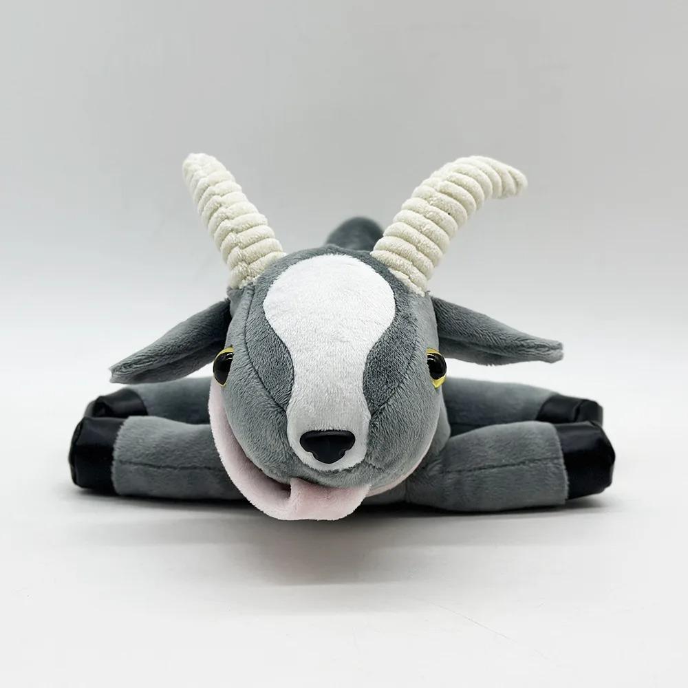 New Game Goat Simulato Plush Doll Toy 22CM Cartoon Cute Soft Goat Game Merchandise Room Decoration Christmas Birthday Gift