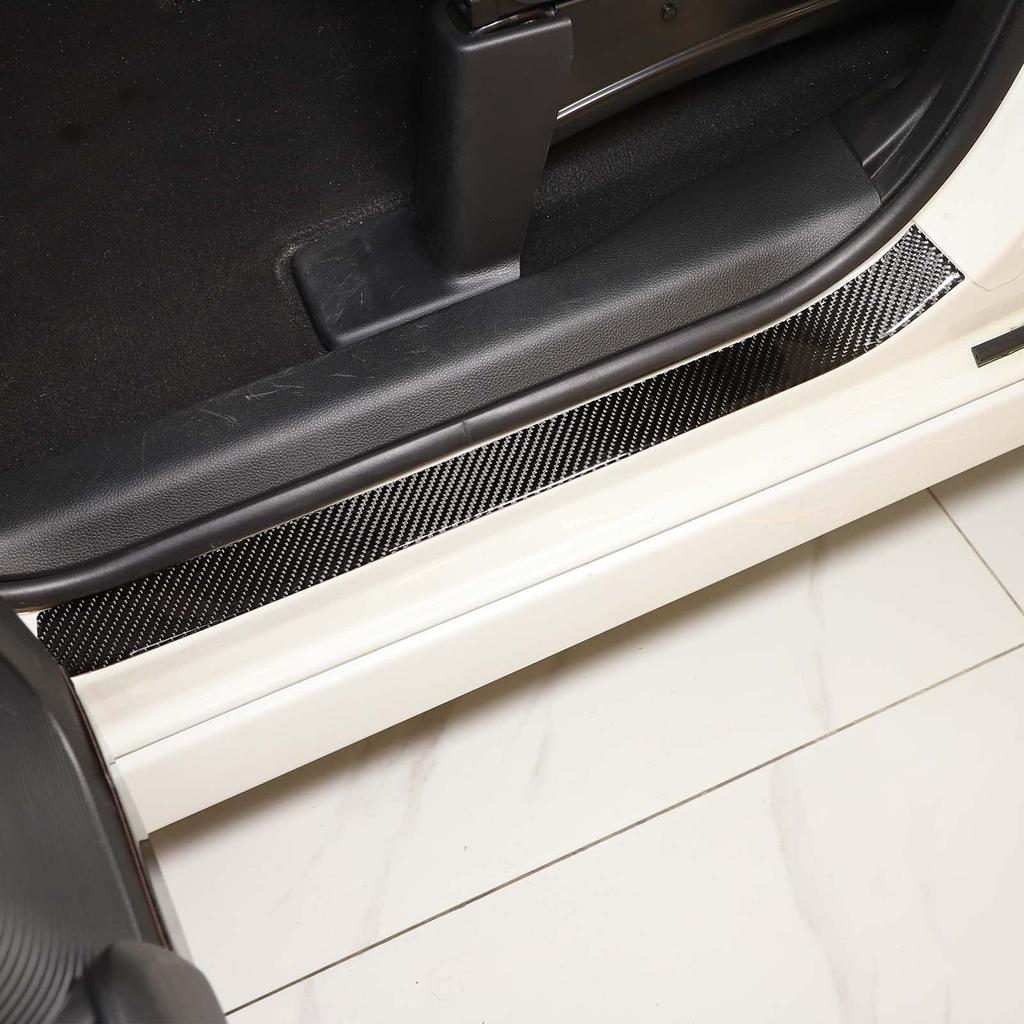 METYOUCAR Honda N-BOX 2017-2021JF3JF4 Эксклюзивная защита боковых подножек Боковой молдинг Боковая накладка на порог из углеродного волокна Роскошная защита атмосферы Scra