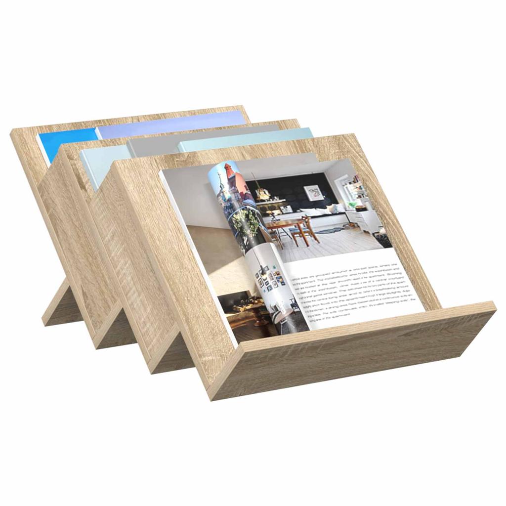 Magazine Rack Sonoma Oak 53 x 40 x 28.5 cm Particleboard