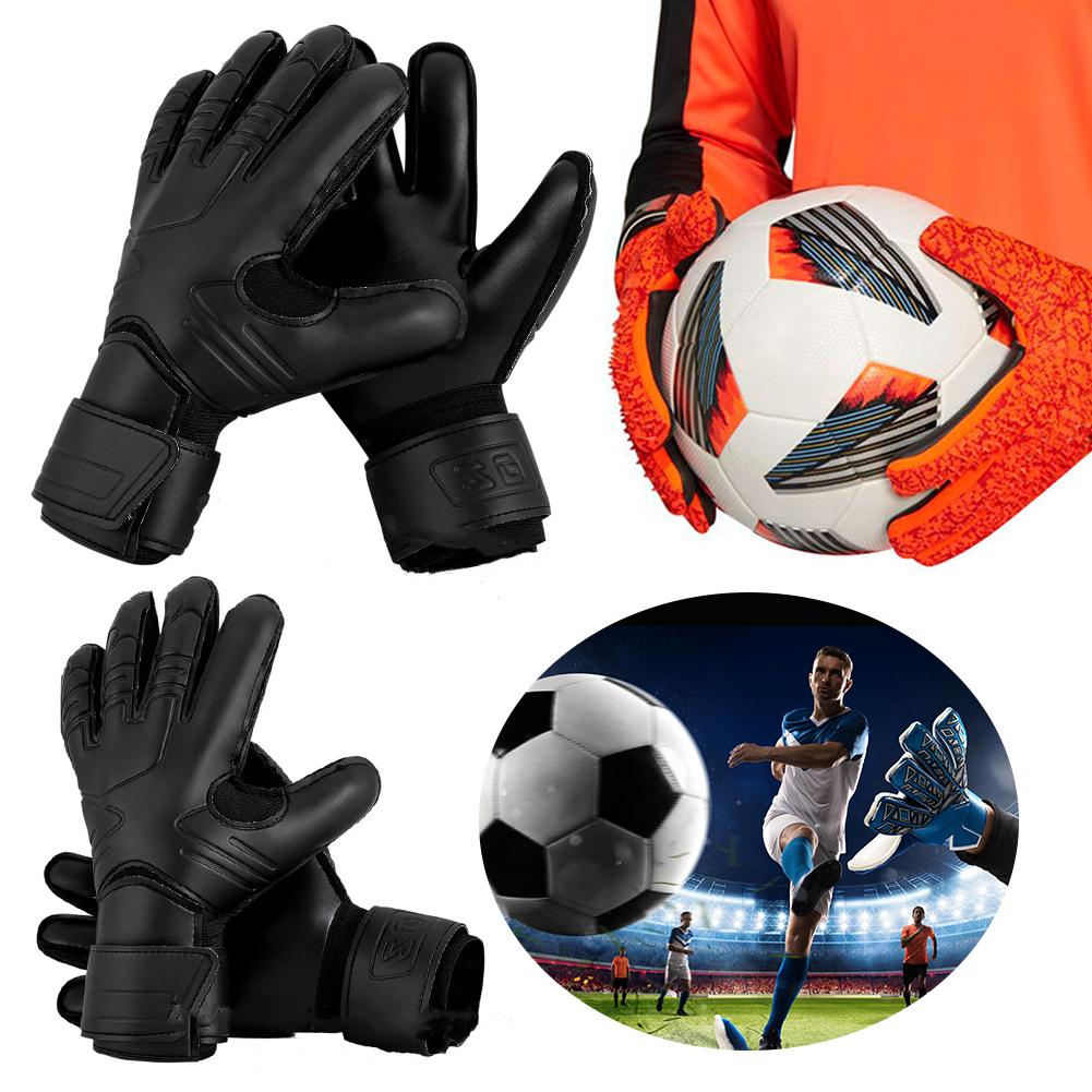 Футбольные вратарские перчатки Футбольные вратарские перчатки Дышащие футбольные тренировочные перчатки с регулируемым запястьем для молодежи и взрослых