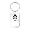 Engraved Metal Keychain Bottle Opener - Family Gift for Birthdays & Father's Day