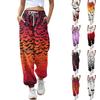 Women's Casual Fashion Halloween Printed Leisure Pants Sweatpants Trousers Drawstring Elastic Waist Drawstring Drawstring Pants