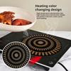 2Pcs Non-Stick Silicone Stove Mat Induction Cooktop Protector 9.5-inch Reusable Pad for Cooktop Heat-Resistant Stove Cover