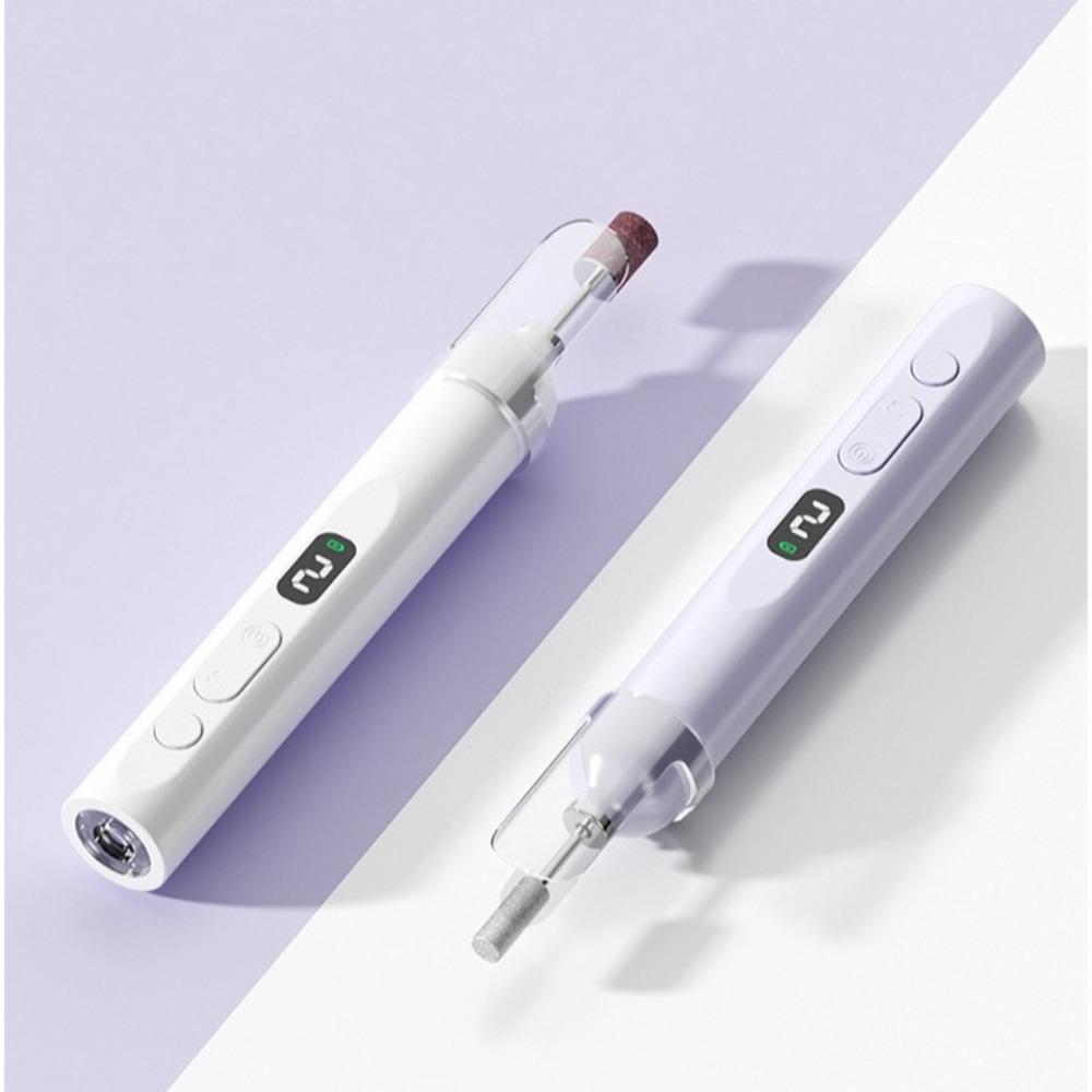 С 5 шлифовальными головками Электрический набор для маникюра USB Ручка-сушка для ногтей Инструменты для маникюра