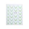 Gradient French Crescent Smile Nail Stickers - Simple & Versatile Design